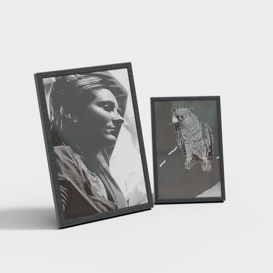 Low Poly Artistic Portrait 3D Model