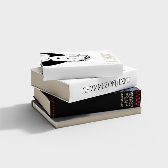 Stylish 3D Book Models for Creative Projects
