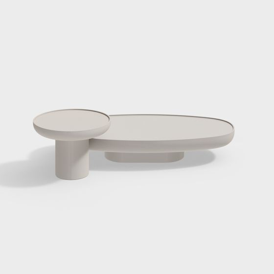Stylish Streamlined Coffee Table 3D model