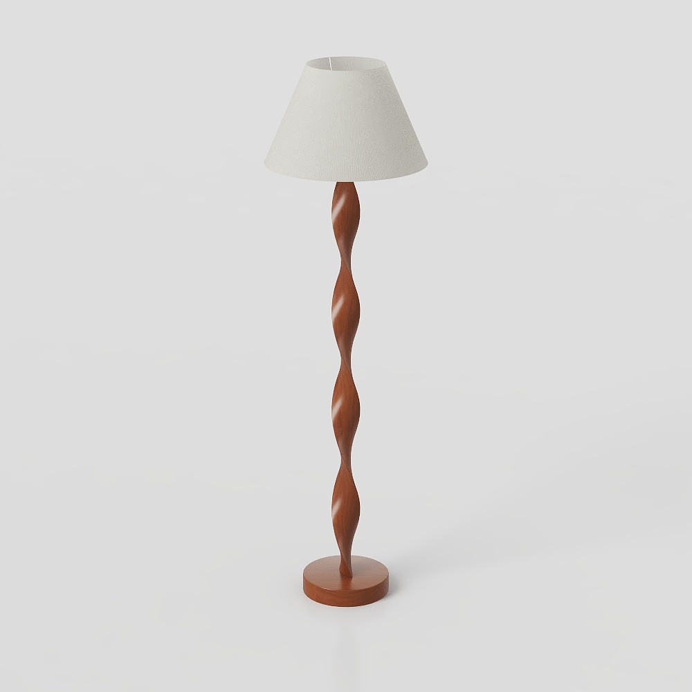 Lámpara de Pie Estilo Crema 023_1109