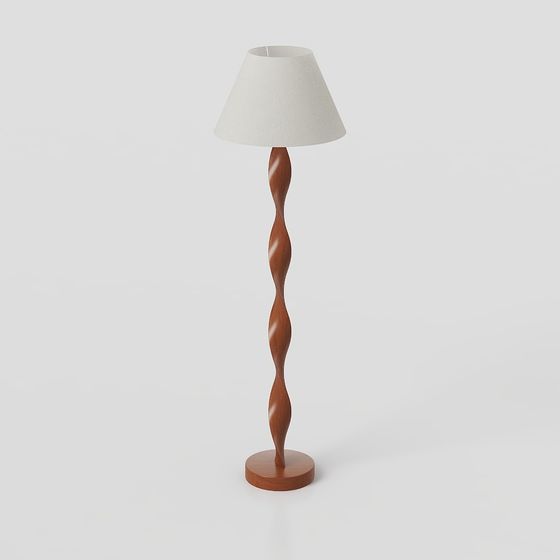 Lámpara de Pie Estilo Crema 023_1109