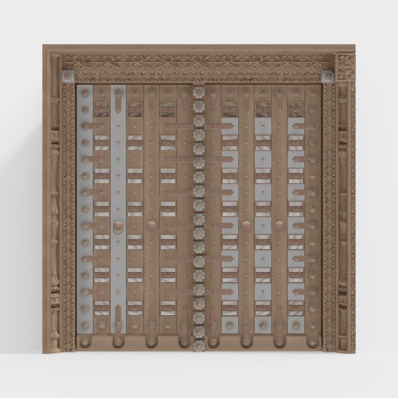 Medieval Castle Gate 3D model