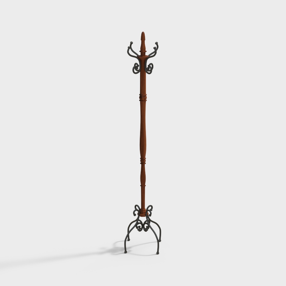 Retro-Modern 3D Hanger Model