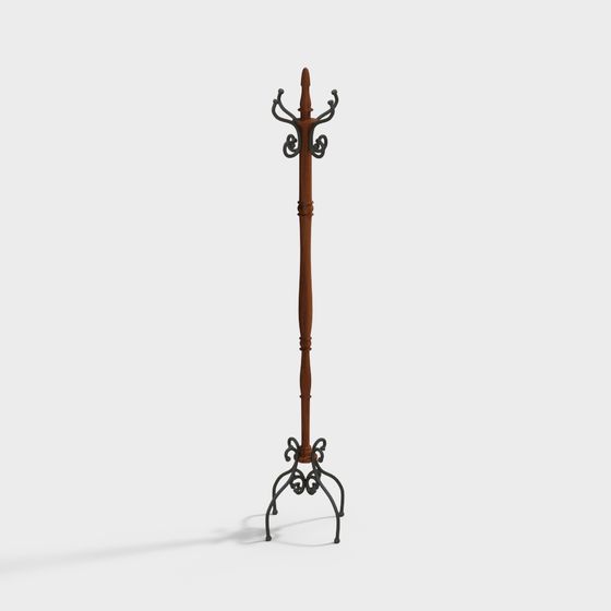 Retro-Modern 3D Hanger Model