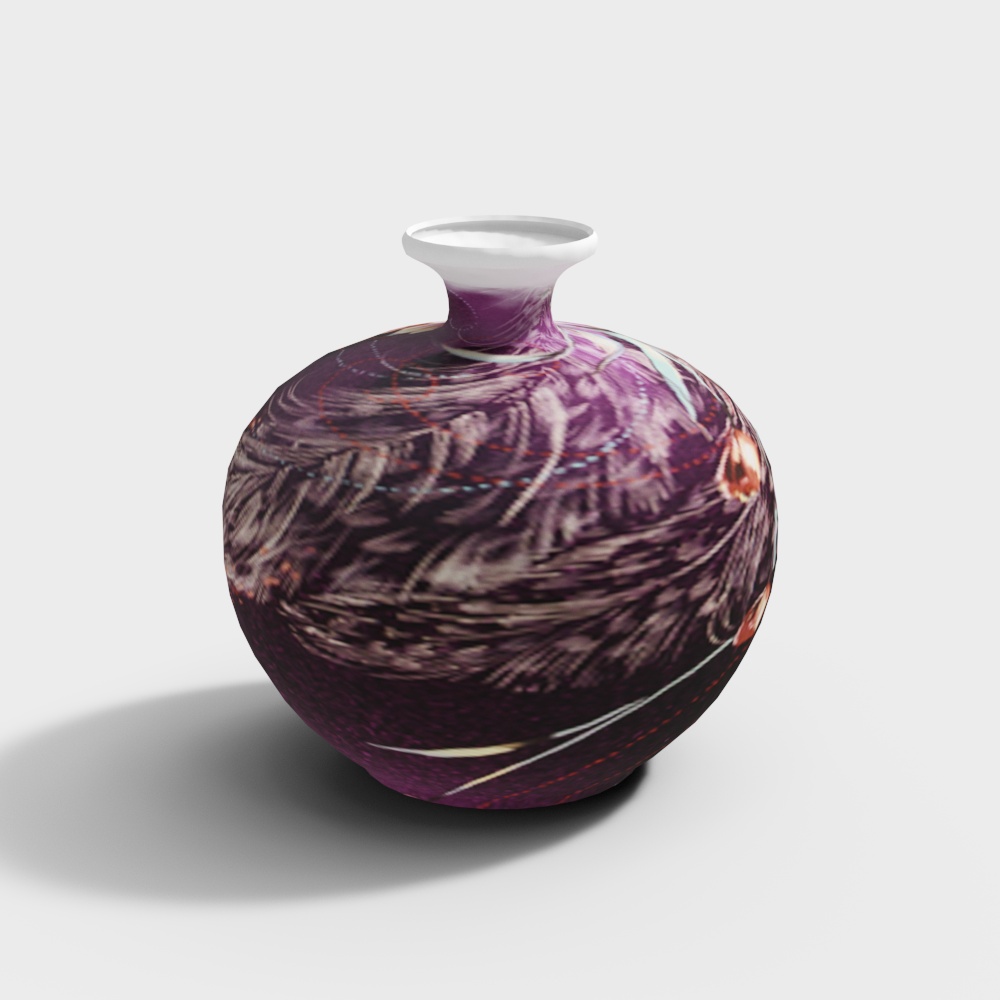 vaso in porcellana in stile cinese