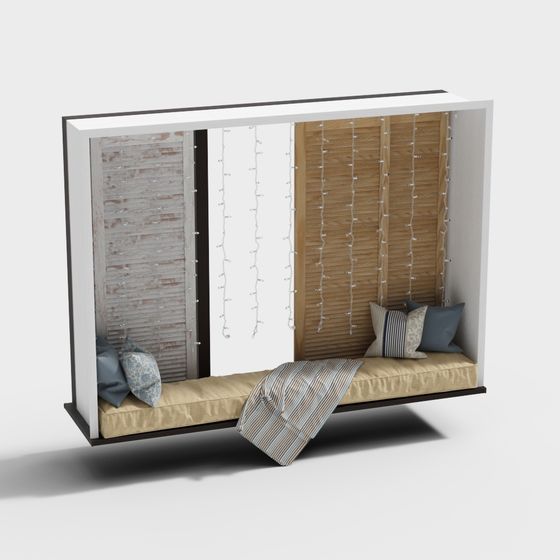 Cozy Nook 3D model for Relaxation Spaces