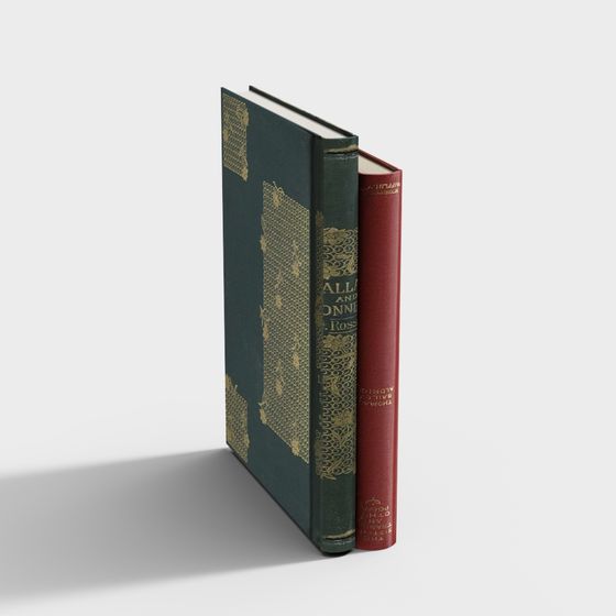 Classic Book 3D Model for Creative Projects