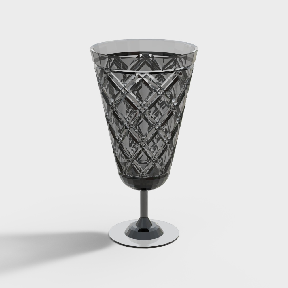 bicchiere d'acqua in vetro semplice