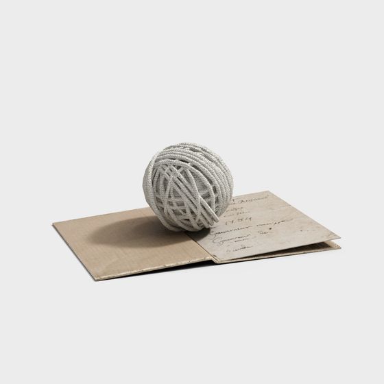 Stylish Yarn Ball 3D model for Creative Projects