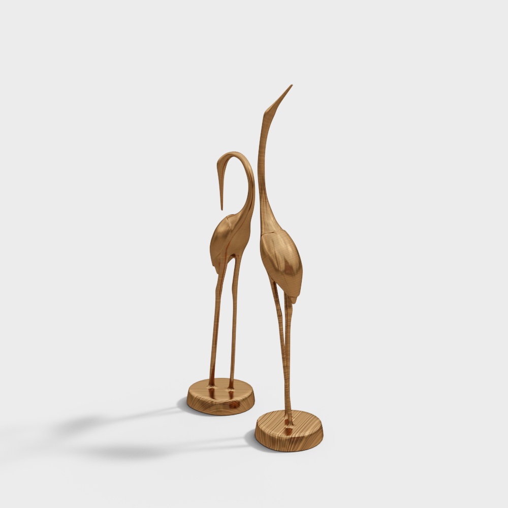 Light luxury metal tabletop furnishings