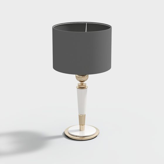 Elegant Table Lamp 3D model for Modern Homes