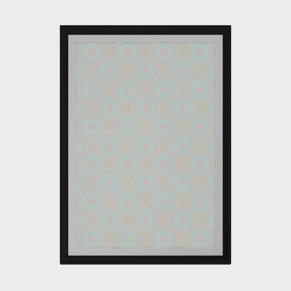 만족하고 행복한 그린 핑크