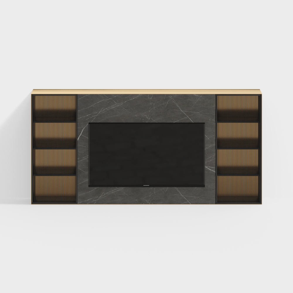 simple tv background wall