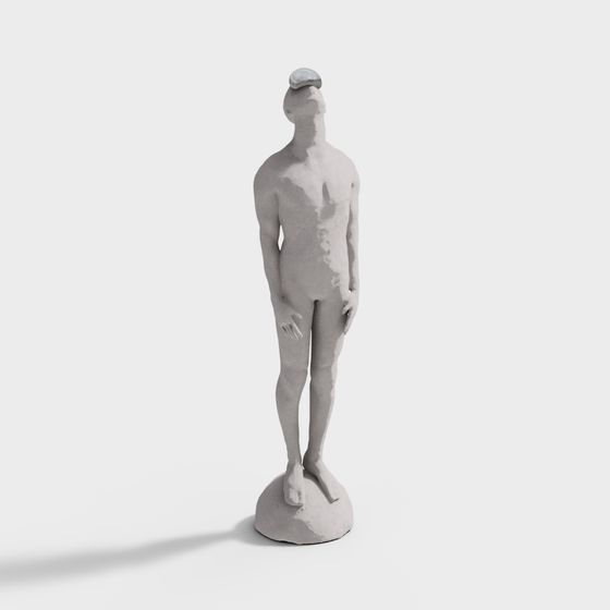 Urban Walker 3D Model for Modern Design