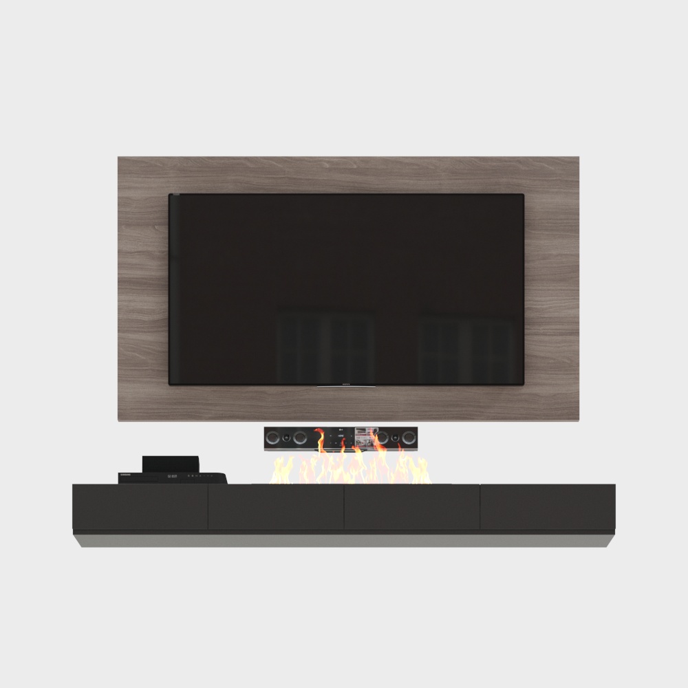 simple tv background wall