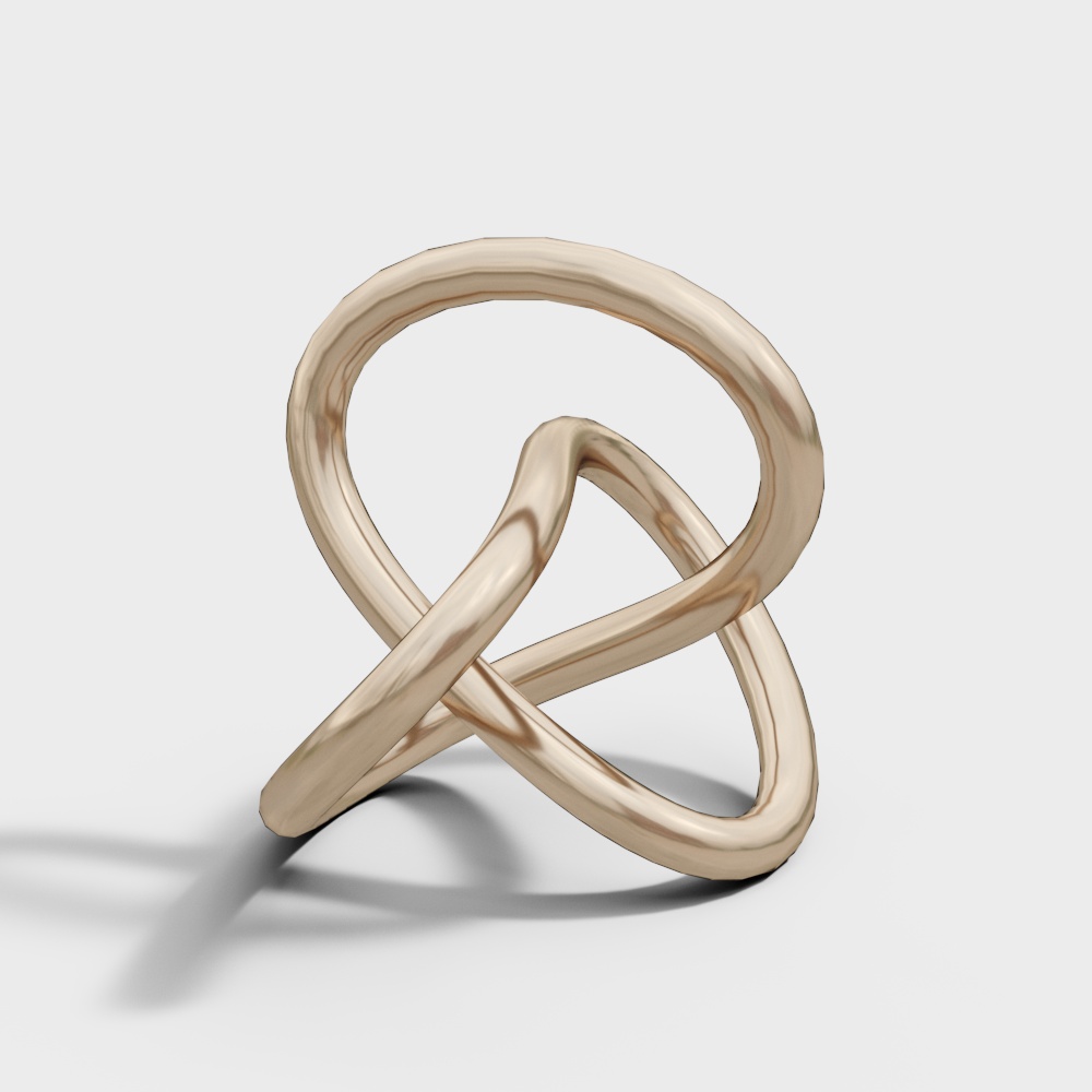 Light luxury metal table decorations