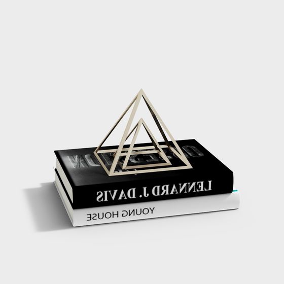 Suspended Pyramid 3D Model for Creative Uses