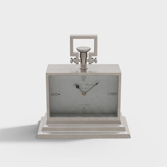 Oxford Desk Clock 3D model
