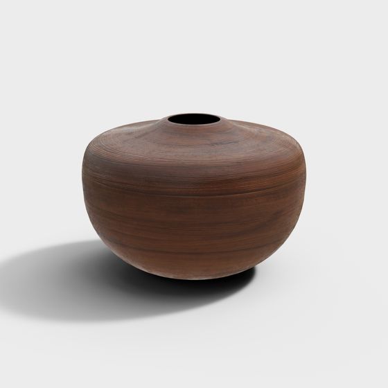 Vintage Ceramic Pot 3D model