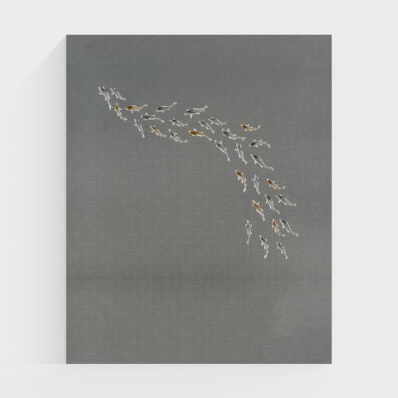 Underwater Dancers Low Poly 3D Model for Creative Projects