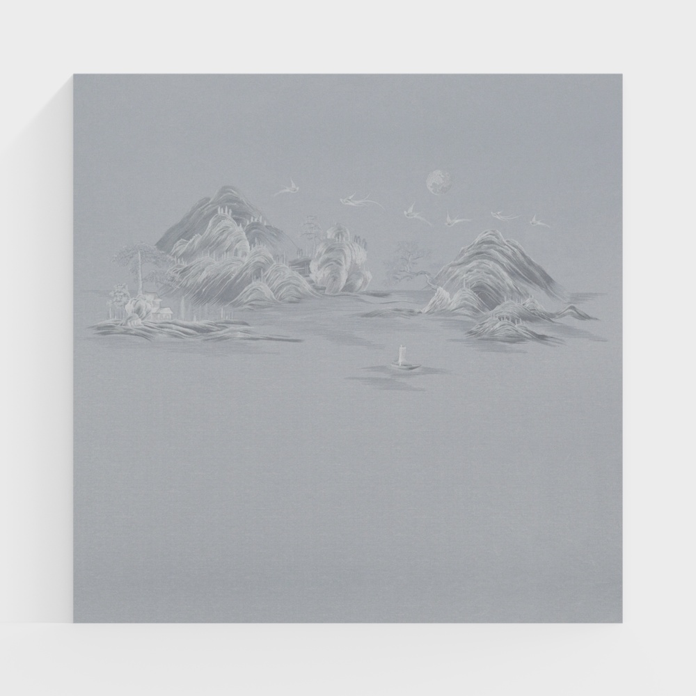 Nolan Mural - High-End Embroidered Landscape