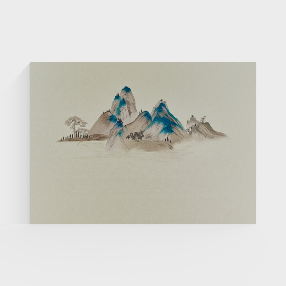 Nolan Mural - High-End Embroidered Landscape