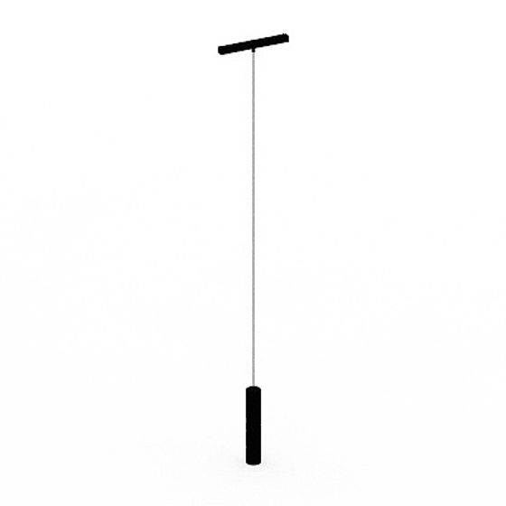 (Wisdom) 7W Magnetic Chandelier Shadow Collar 3D Model in Black