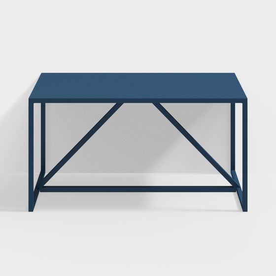 Urban Blue Table 3D model for Modern Interiors