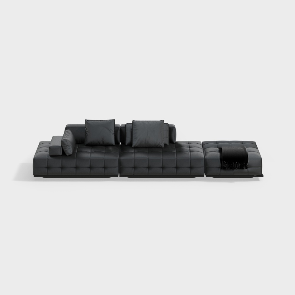 Italian Leather Sofa for Multiple People