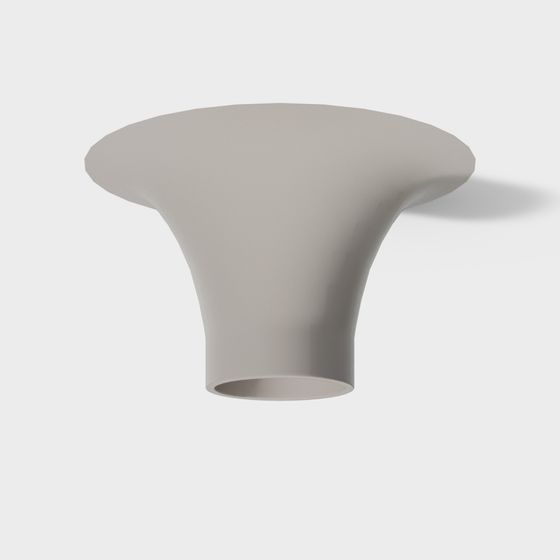 Flowing Cone 3D model for Creative Projects