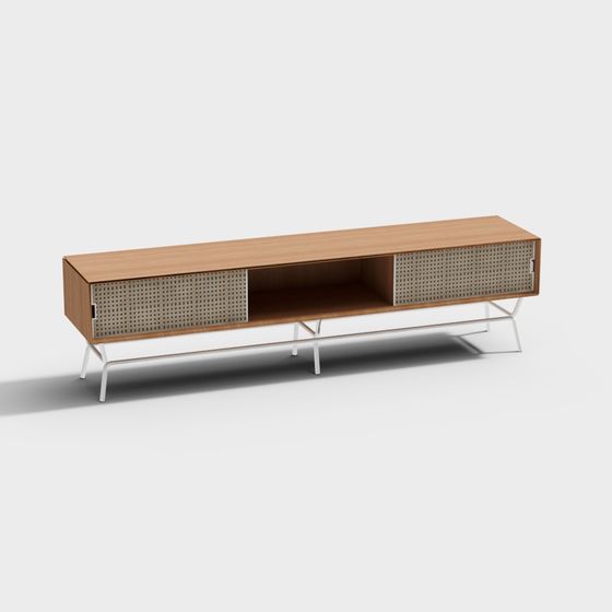 Modern Minimalist TV Cabinet 3D model