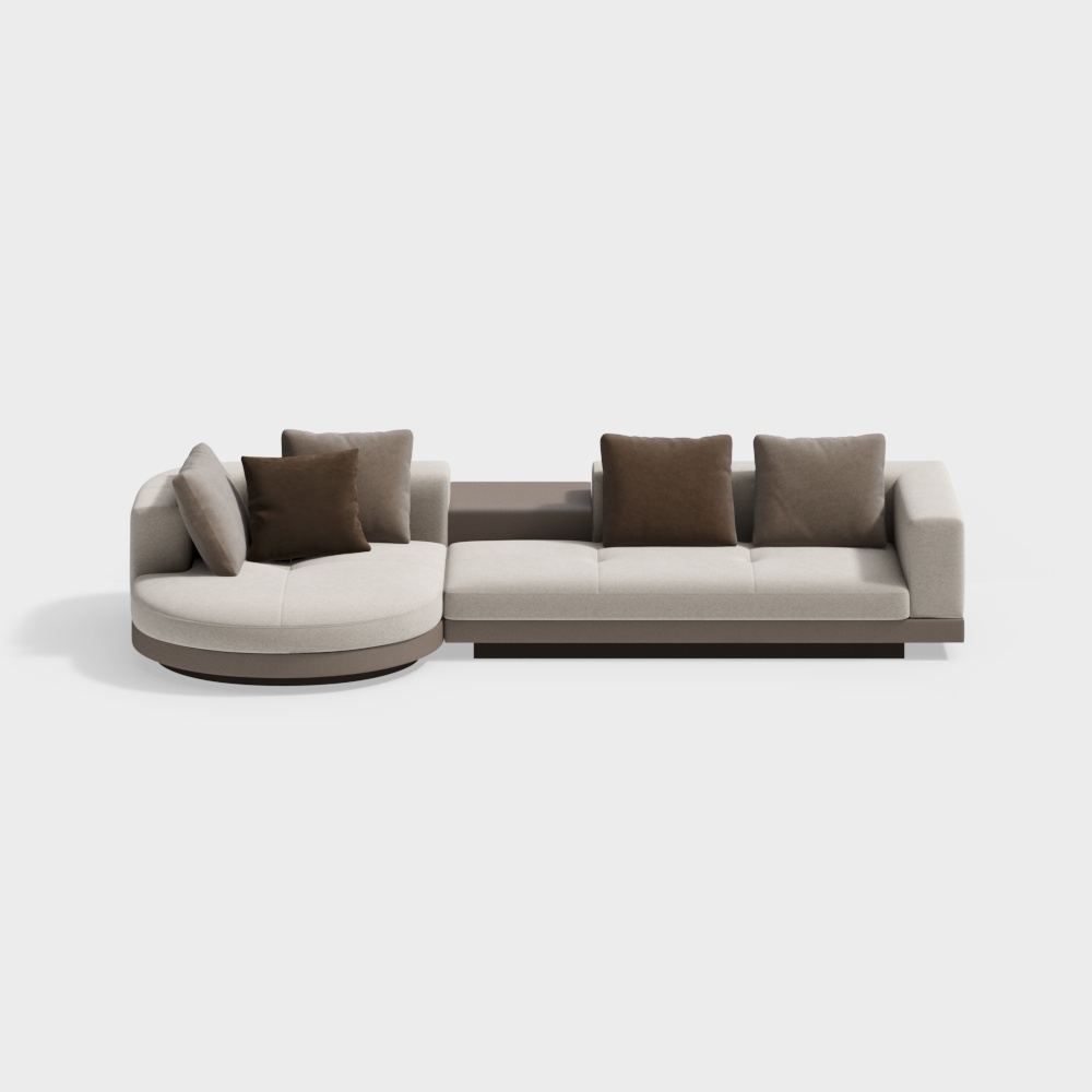 Modern Minimalist - Premium Collection - CLJ-CX-2176 - Round Modular Sofa [New Material]