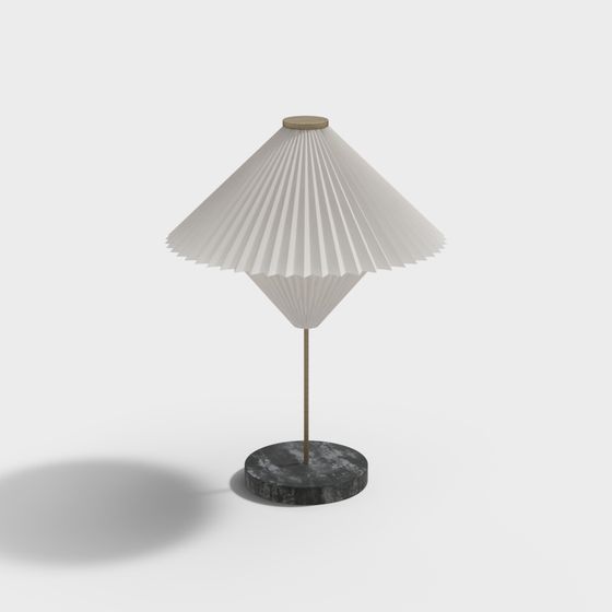 Origami Art Table Lamp 3D model