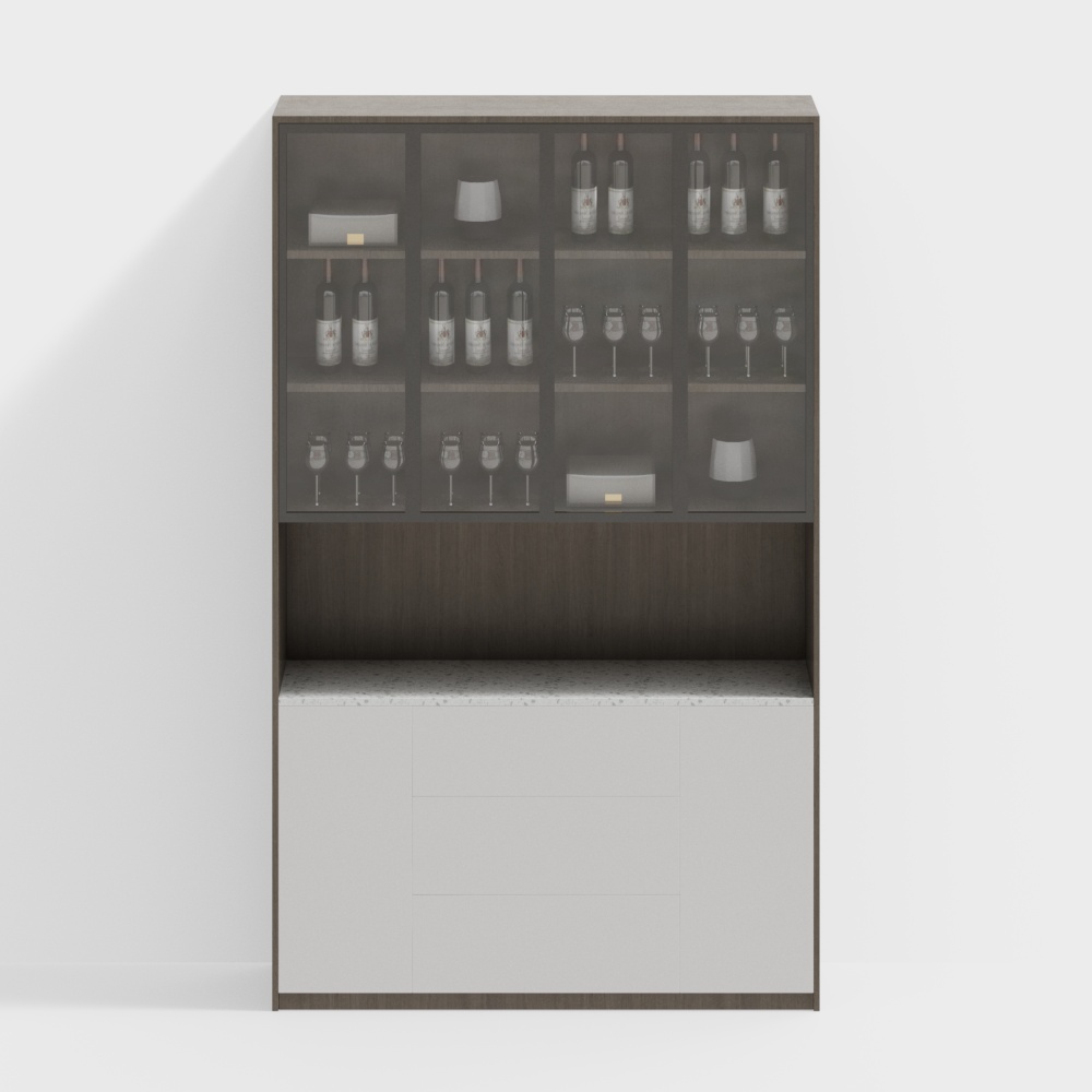 Modern wine cabinet