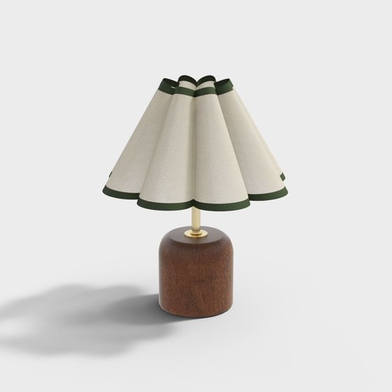 Elegant Low-Poly 3D Model Table Lamp