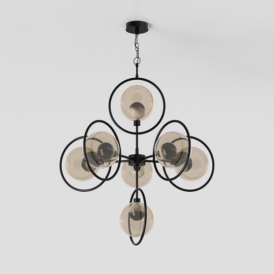 Sphere Harmony Pendant Light 3D model