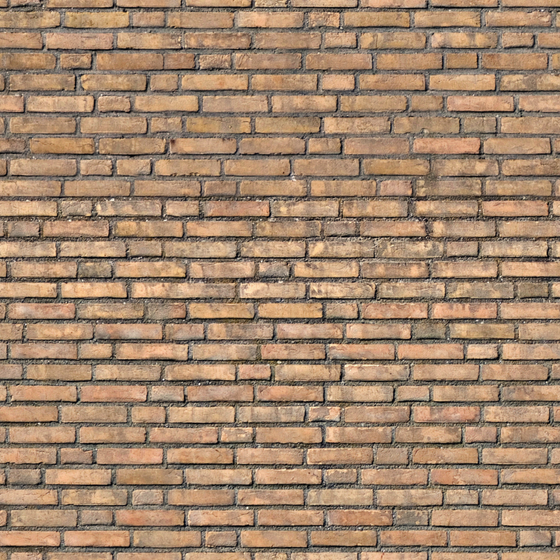 Exterior Brick 3D Model in Wood Color