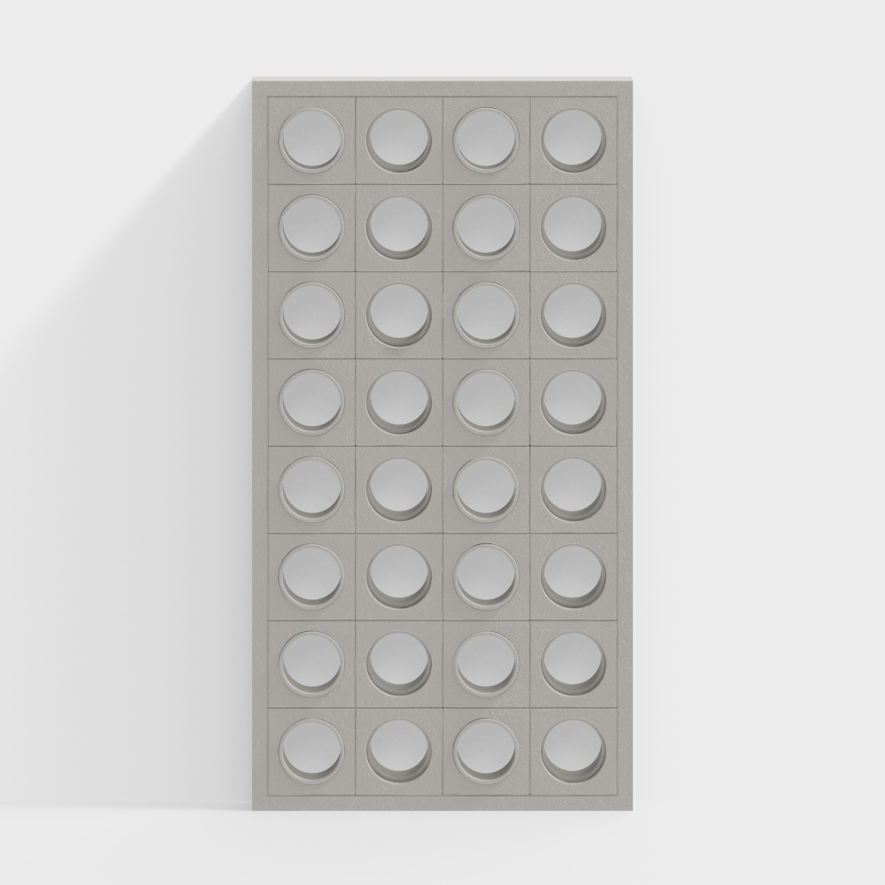 Unique Low-Polygon 3D Model with High Detail