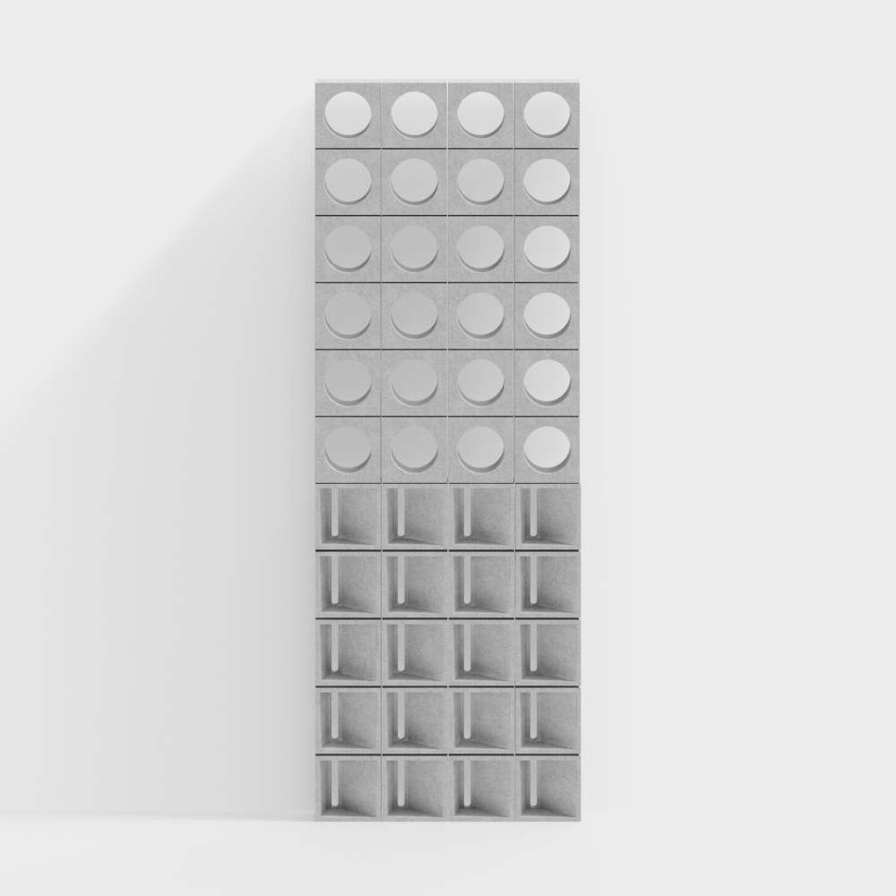 Divisor recortado moderno