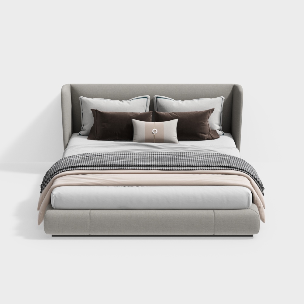 Letto matrimoniale cinese moderno