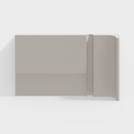 Modern Low-Poly Bookshelf 3D model