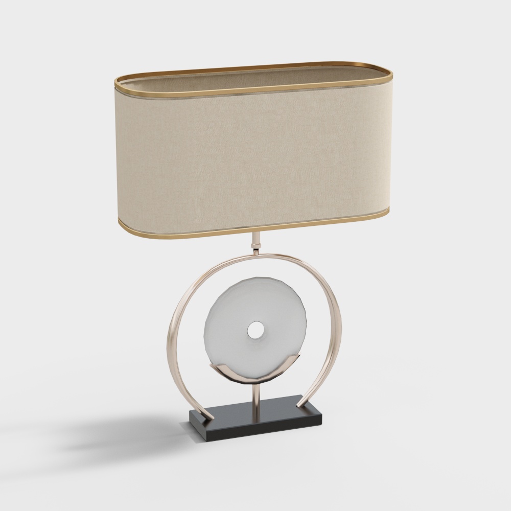 Lámpara de mesita china