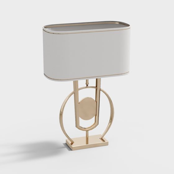 Art Deco Table Lamp 3D model