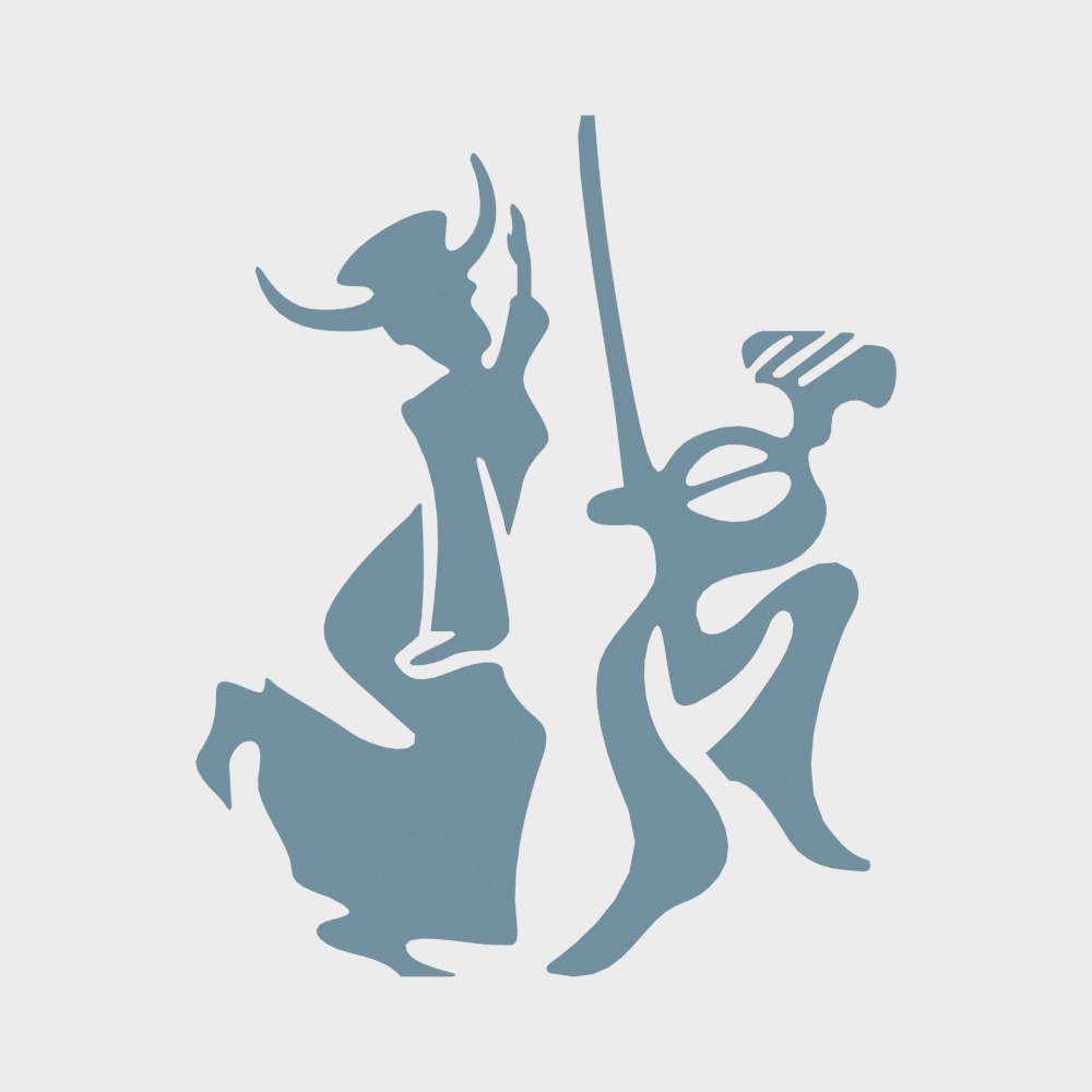 Новый китайский силуэт элемента Мяо