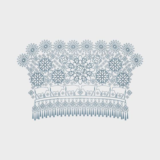 Flower Field Cowshed 3D model for Creative Projects