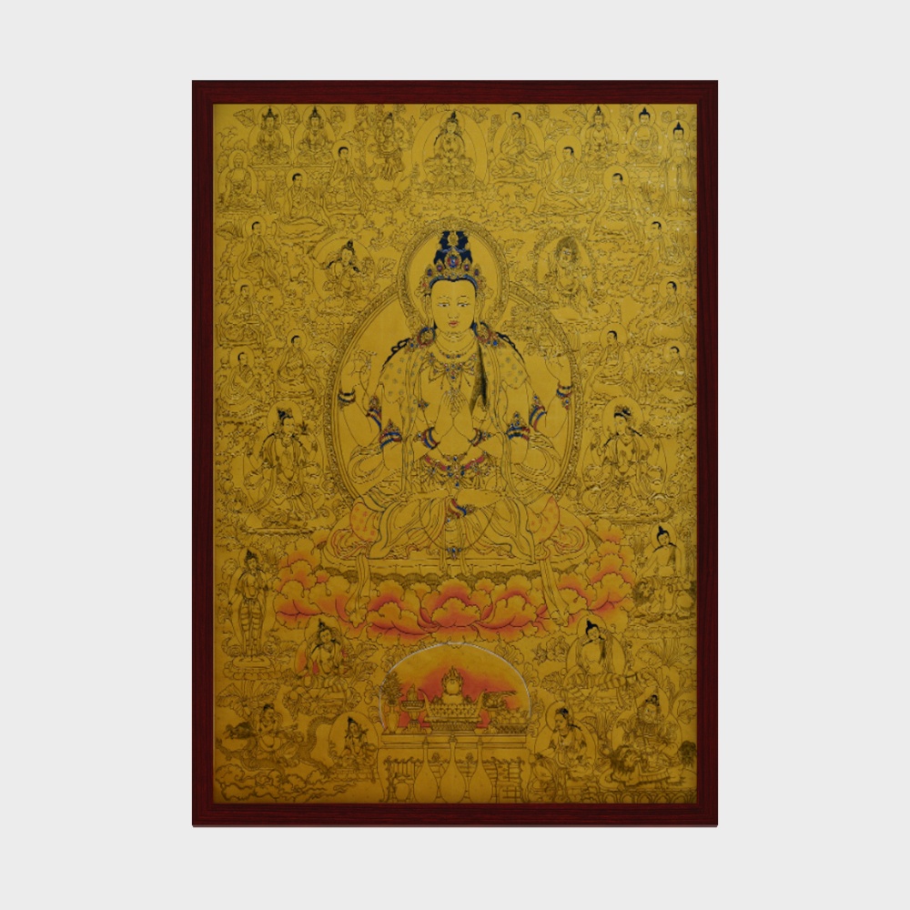 Chinese style Thangka decorative painting