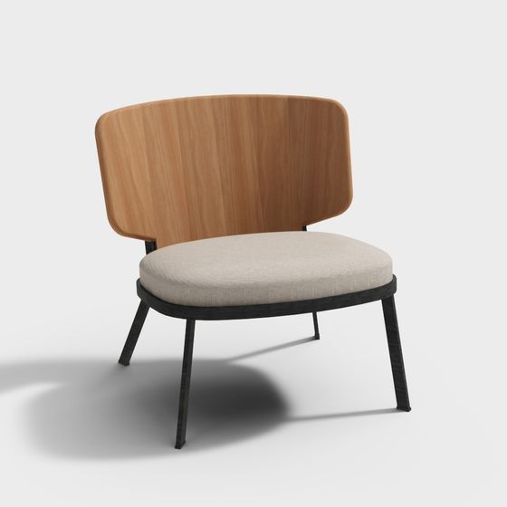 Cozy Lounge Chair 3D model