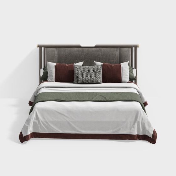 Urban Retreat Bed 3D model