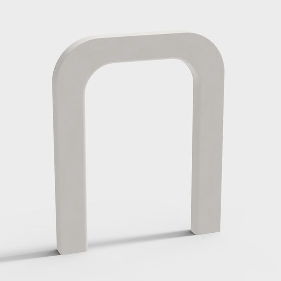 Urban Arch Minimalist 3D Model for Creative Projects