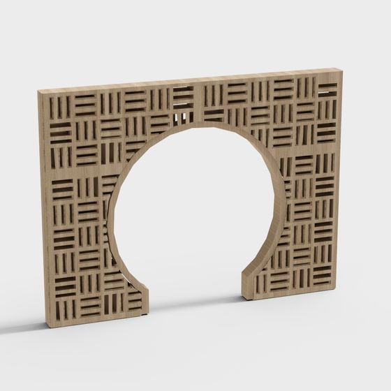 Enchanting Forest Gate 3D Model for Creative Projects